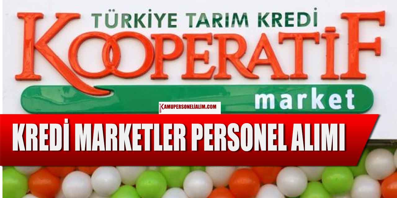 Tarım Kredi Holding 4 Unvanda Personel Alımı
