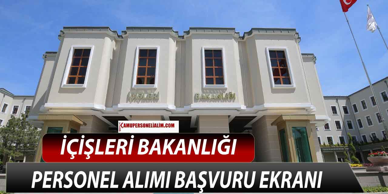 İŞKUR İlanları! İçişleri Bakanlığı KPSS Şartsız 48 Personel Alımı
