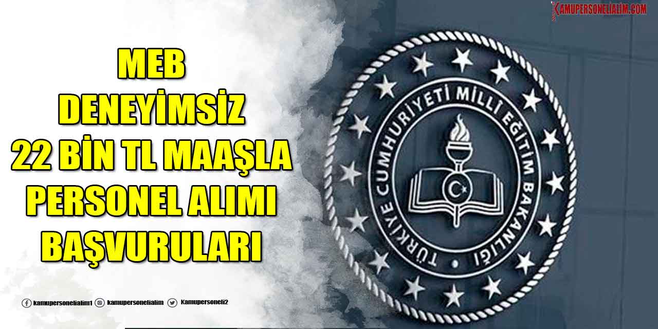 MEB Okullara Yeni İşçi, Memur ve Personel Alımı İŞKUR'da Yapacak