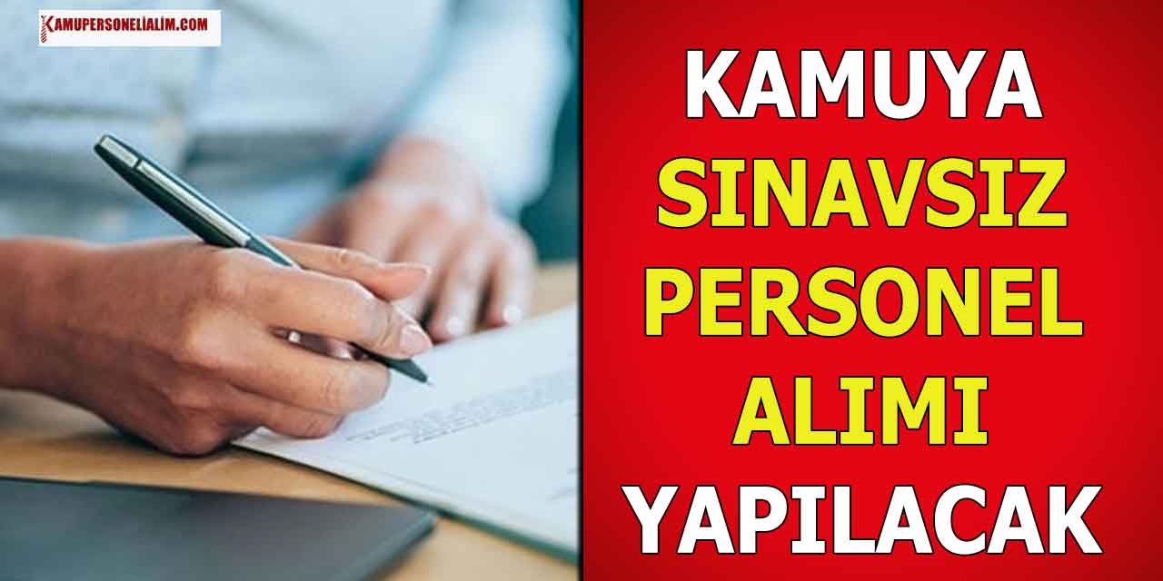 Kamu Kurumu Sınavsız Kurayla 23 Personel Alımı Yapacak