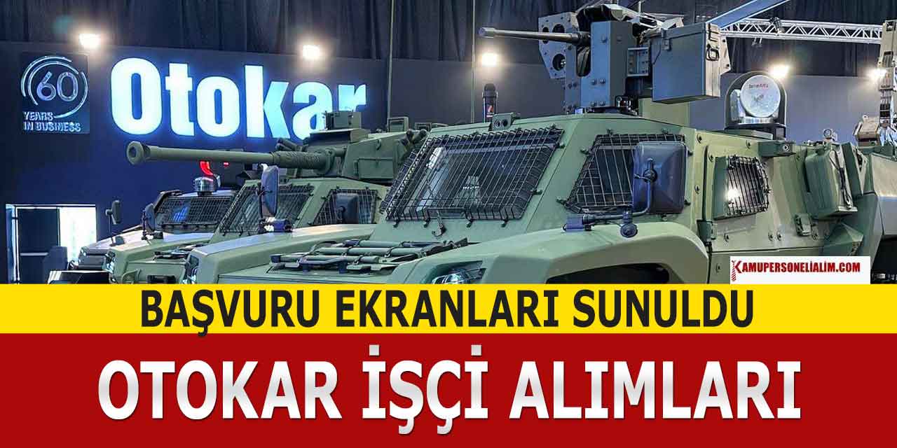 Otokar Saha personeli Alımı ve İş İmkanları