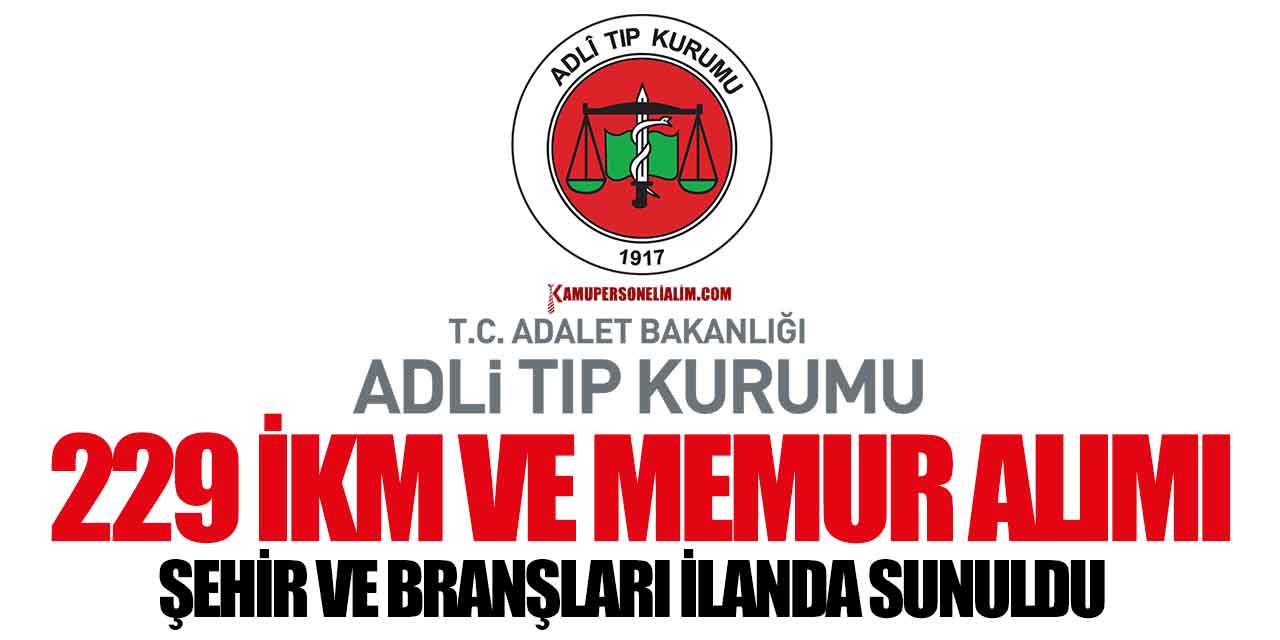 ATK 229 İKM, Koruma ve Güvenlik Görevlisi, Şoför, Aşçı İle Memur Alımı