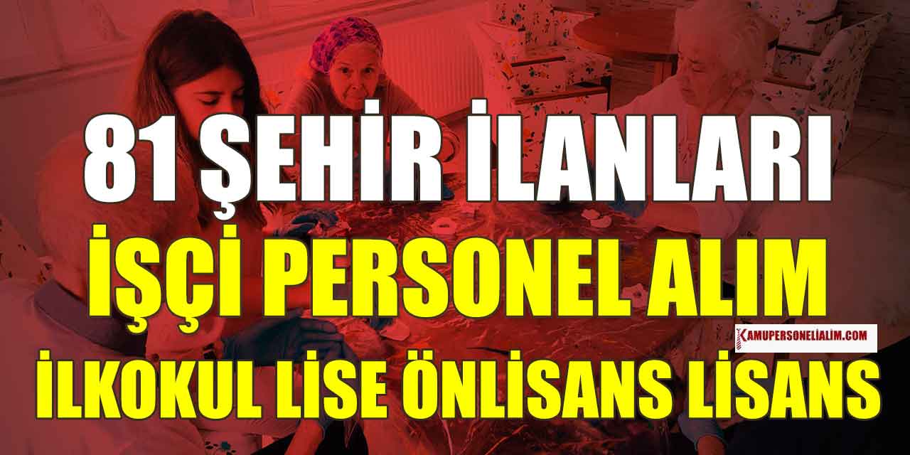 Huzurevlerinde Artan Personel İhtiyacı! 18-40 Bin TL Maaşlarla İş İlanları