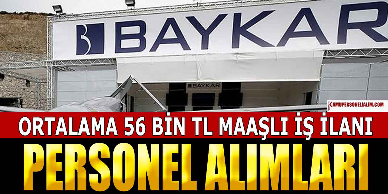 Baykar 47 Branşta Yüzlerce Personel Alımı Yapıyor