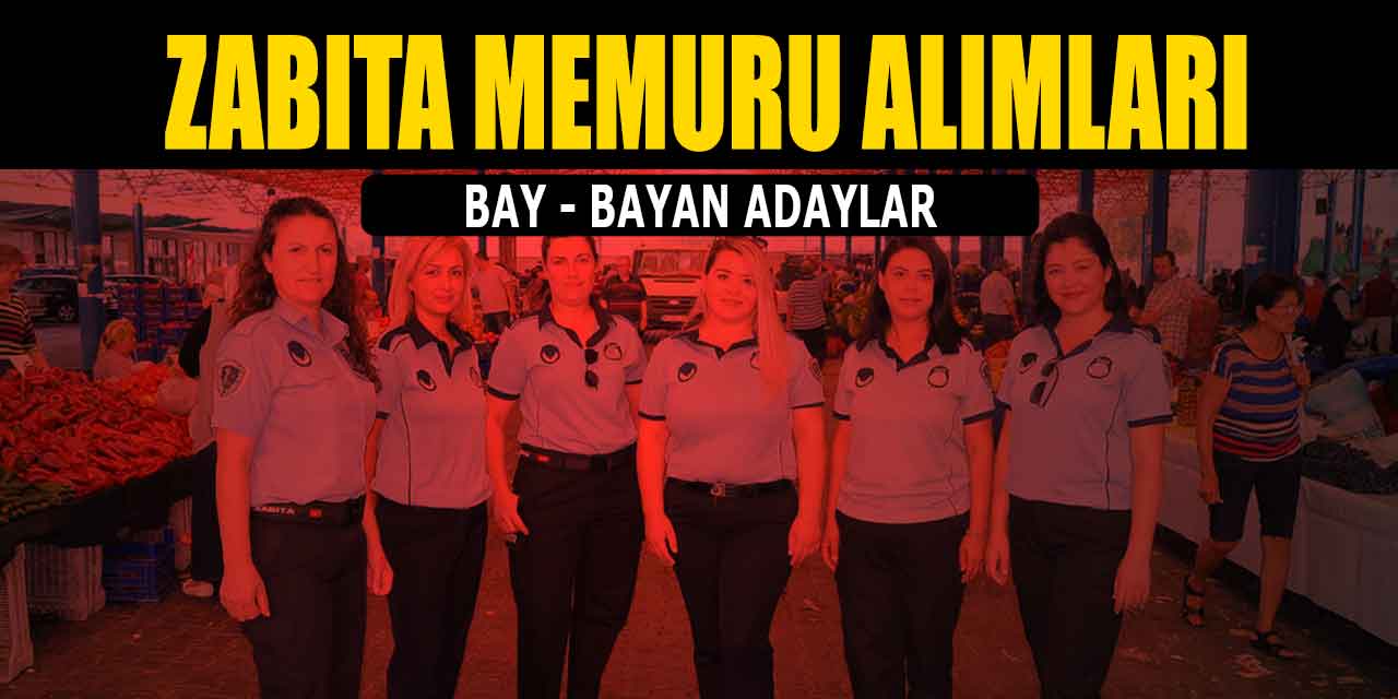 Meram Belediyesi 15 Kadrolu Zabıta Memuru Alımı