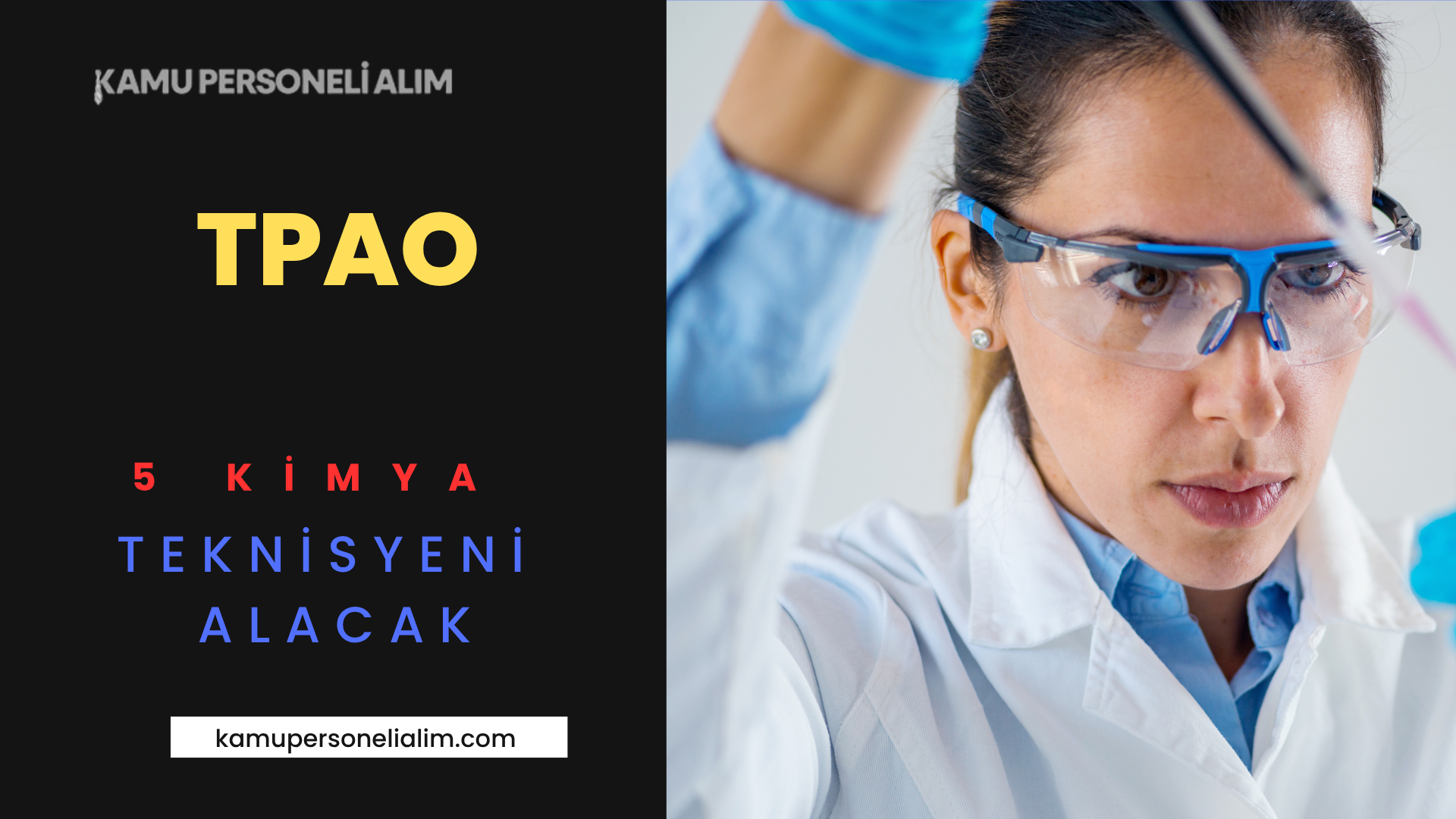 TPAO'dan Kimya Laboratuvarı Teknisyeni Alımı: İşte Başvuru Şartları ve Detaylar