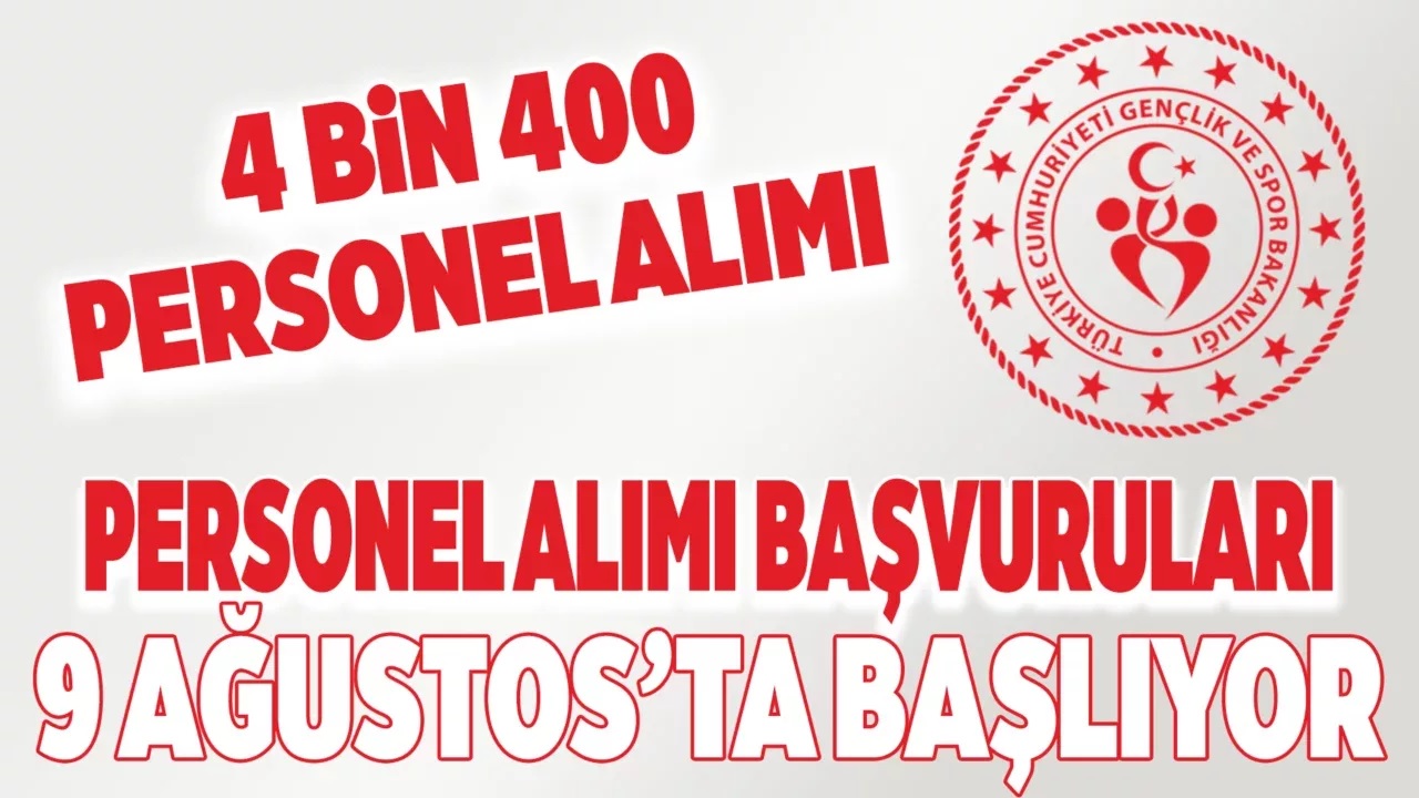 GSB 4 Bin 400 Personel Alımı Sonuçları Açıklanıyor! İşte Tarih ve Sorgulama Ekranı