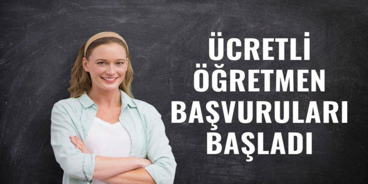 Milli Eğitim Bakanlığı'ndan Duyuru: Ücretli Öğretmenlik Başvuruları E-Devlet Üzerinden Başladı