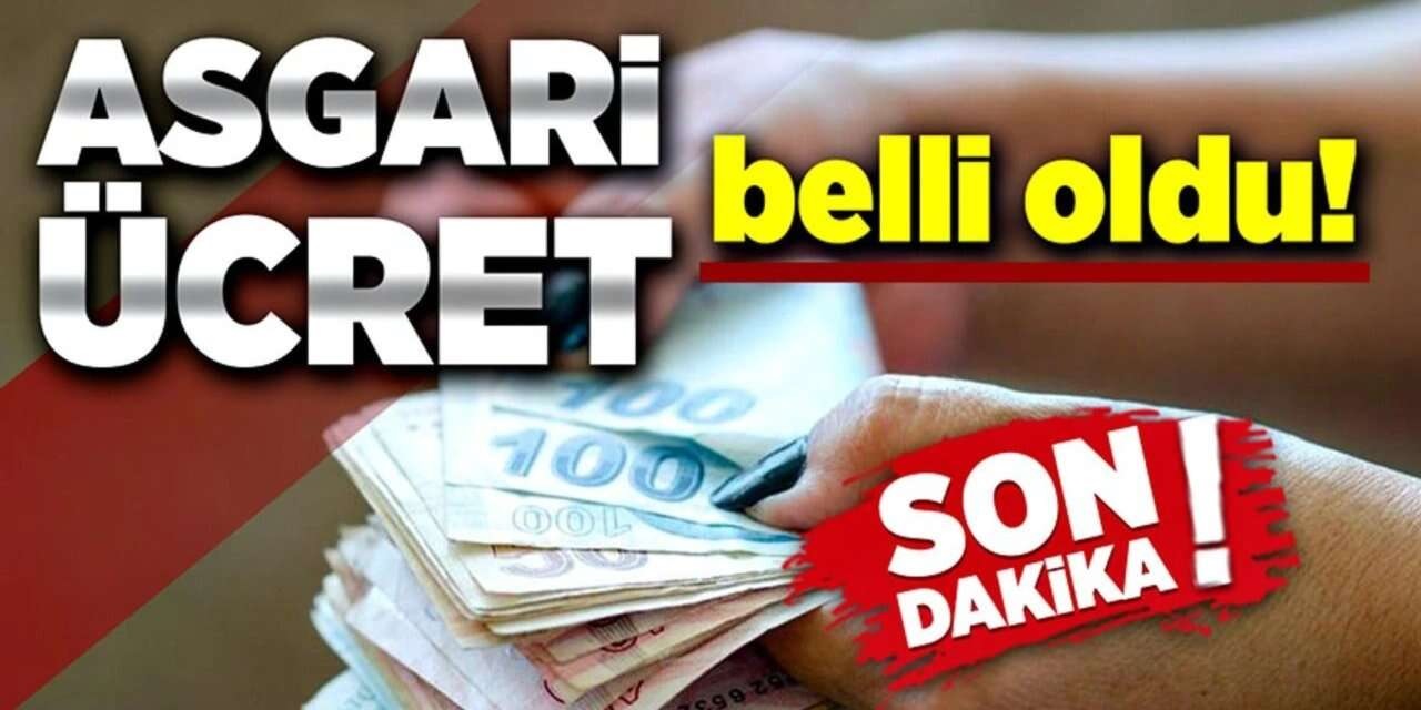 Son Dakika: 2026 Yılı Asgari Ücret Açıklandı! Net 28 Bin 75 TL Oldu