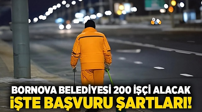 Bornova Belediyesi 78 Beden İşçisi Alımı Yapacak