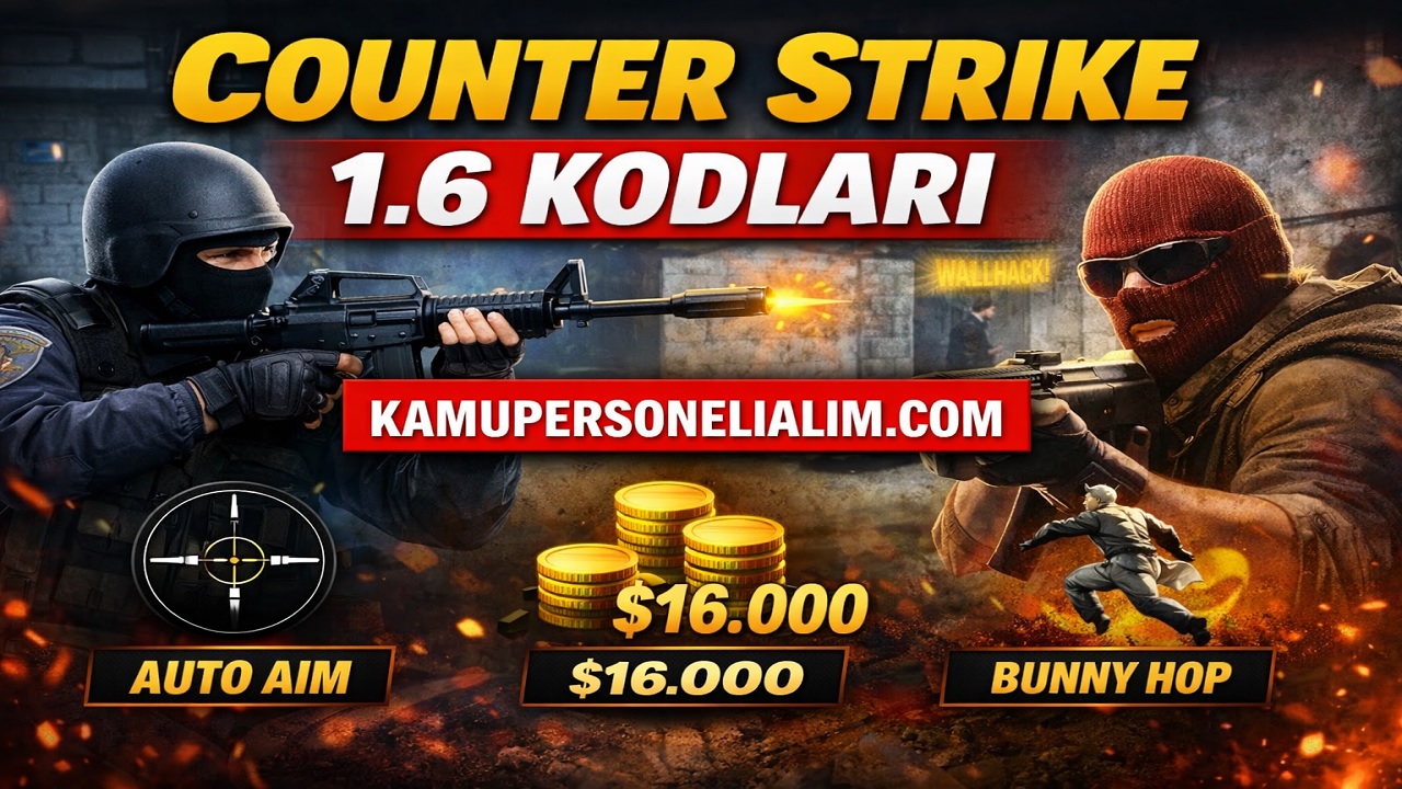 Counter Strike 1.6 Hileleri ve Kodları 2026 – CS 1.6 Sekmeme, FPS ve Bunny Kodları
