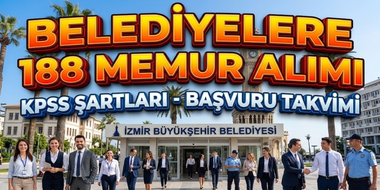Belediyelere 188 Memur ve Sözleşmeli Personel Alımı: KPSS Şartları ve Başvuru Takvimi