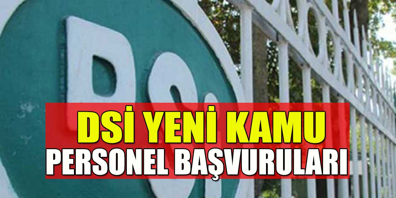 Devlet Su İşleri Personel Alımı Başvuru Şekli