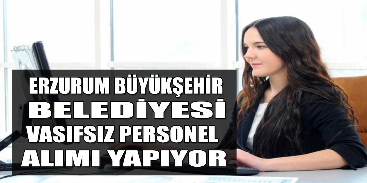 Belediye Bünyesine Mezuniyet Şartsız Vasıfsız İşçi Alımı