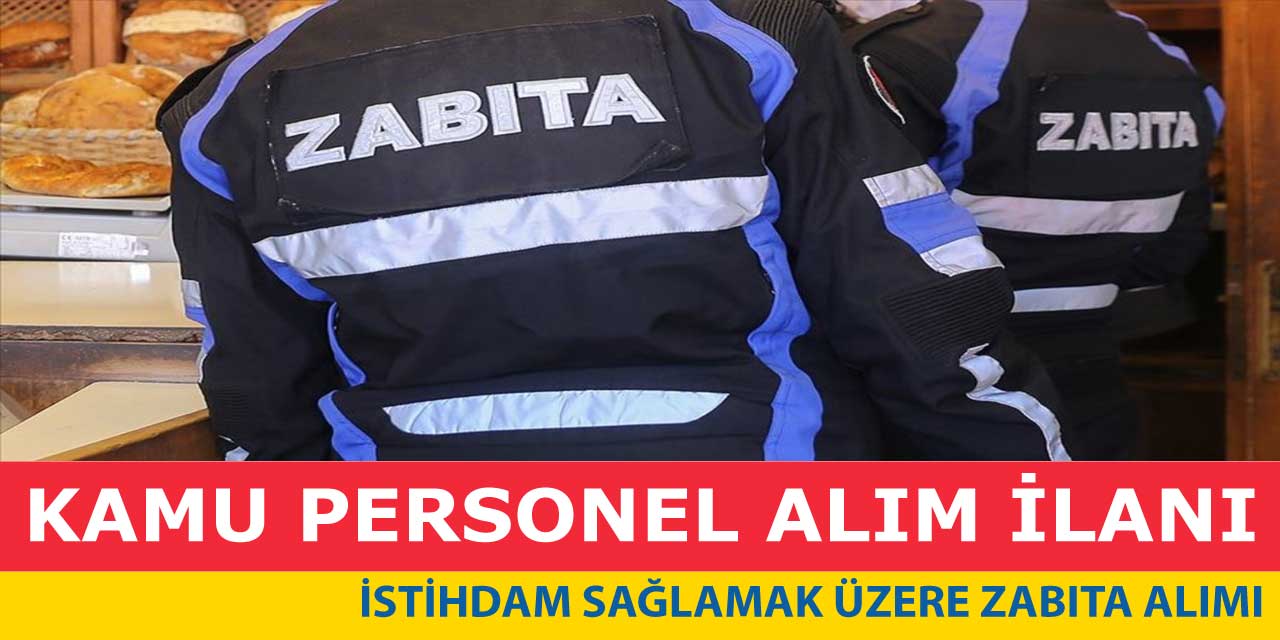 Bartın İli Kurucasile Belediyesi Zabıta Personel Memuru Alım İlanı