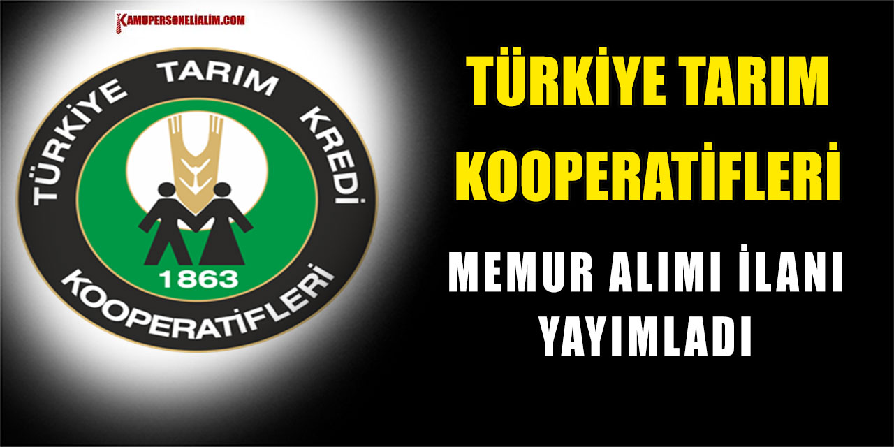 Tarım Kredi Kooperatifleri KPSS'siz Danışman Alımı İş İlanları