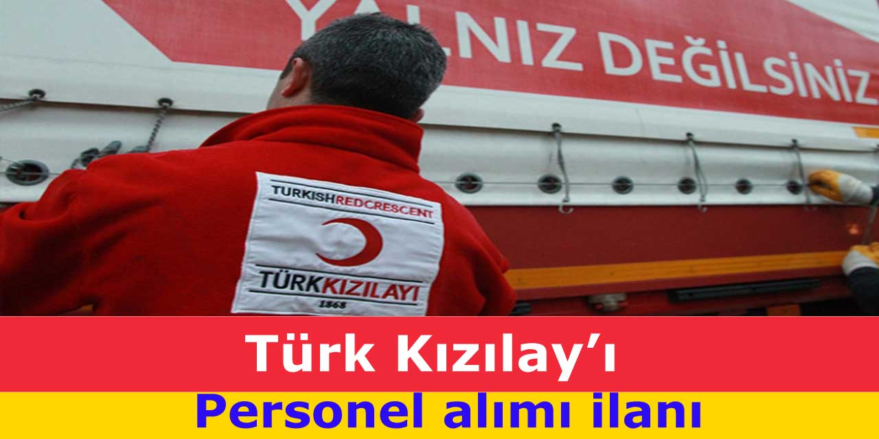 Türk Kızılay Personel alımı ilanları! 3 Branş Başvuru Ekranı