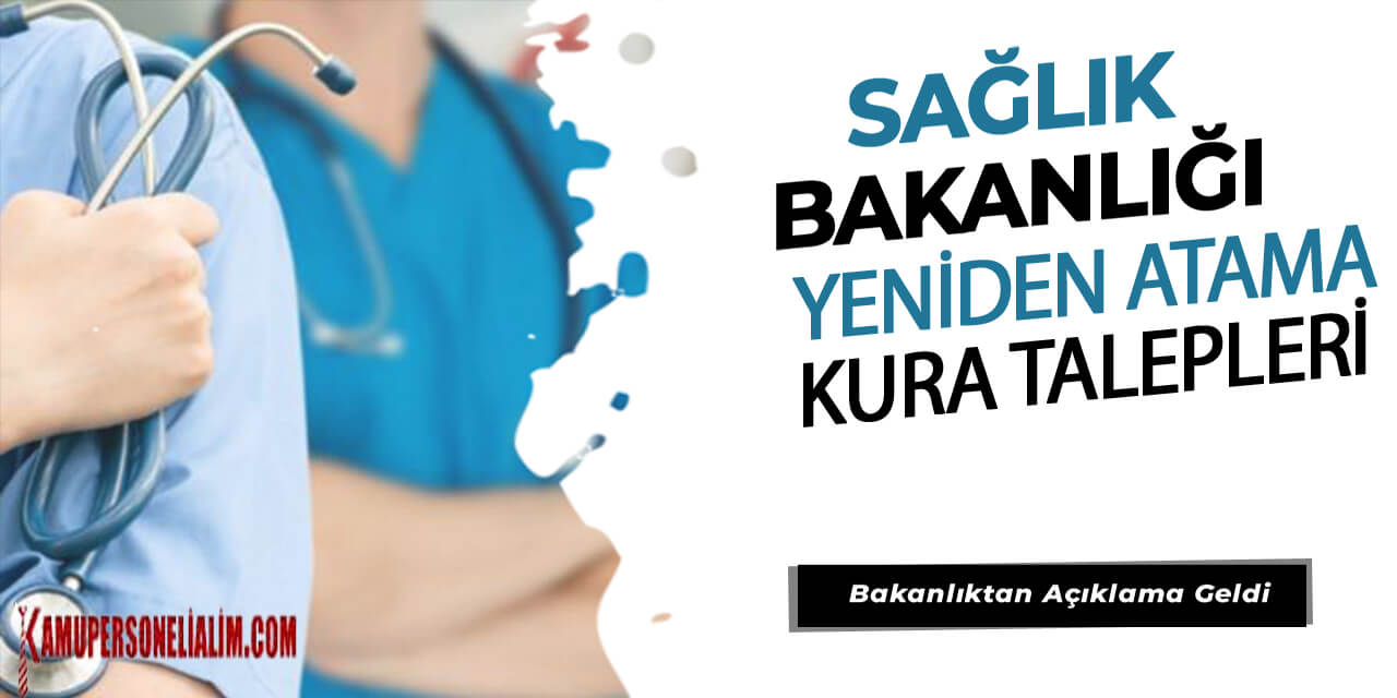 Sağlık Bakanlığı Personel Alımı 2024 Yeniden Atama Kurası