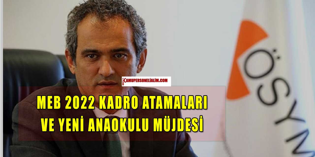 MEB 2022 60 Bin Kadro İle Personel Alımı Ataması Yapacak