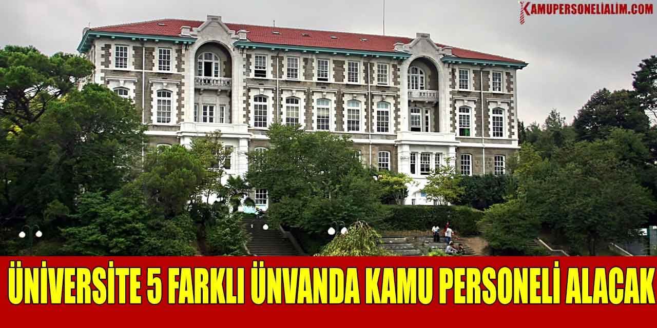 Üniversite Lise, Önlisans ve Lisans 5 Devlet Memuru Alımı