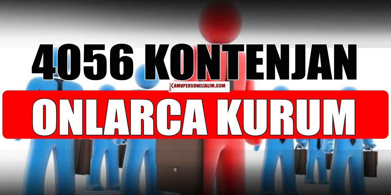 Haziran Ayı 4/B Sözleşmeli 4056 Kamu Personel Alımı Başvuruları Başladı