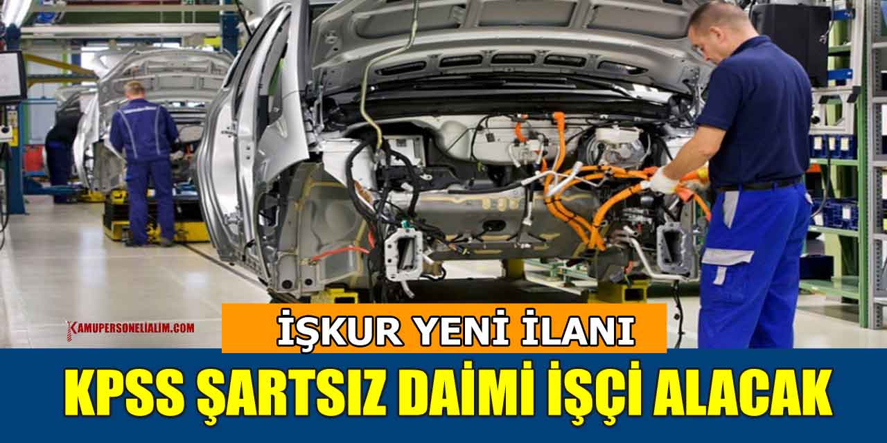 Sınavsız Otomotiv Personeli Alımı Belediye Yapıyor
