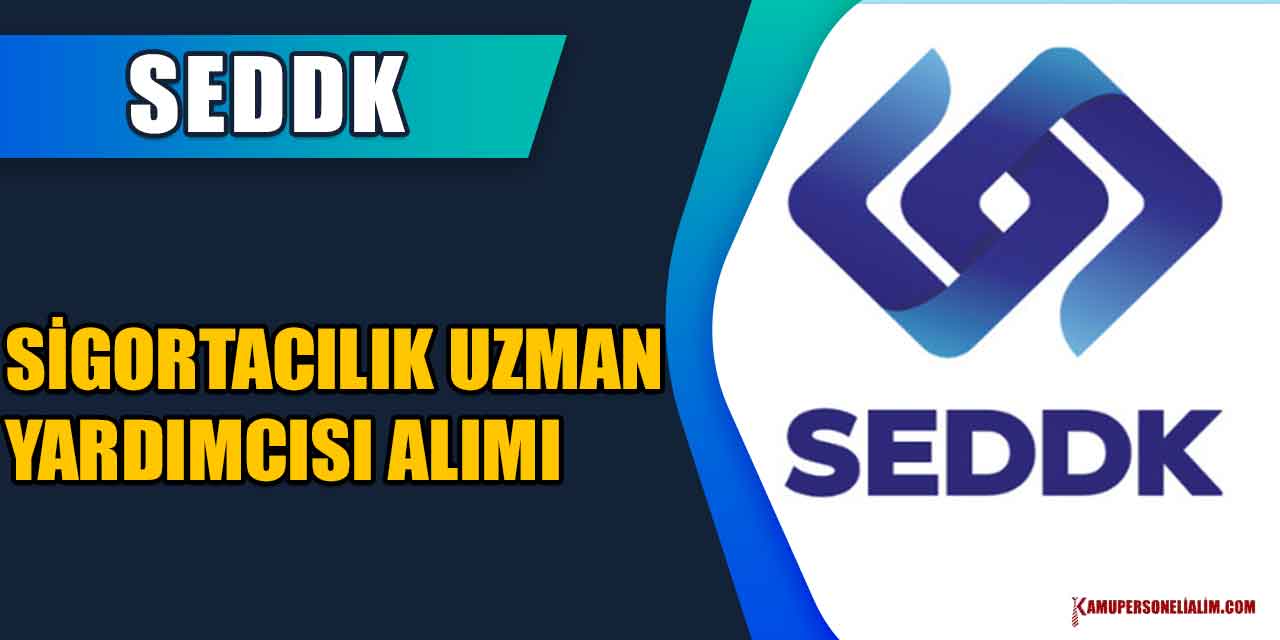 SEDDK 10 Sigortacılık Uzman Yardımcısı Alımı