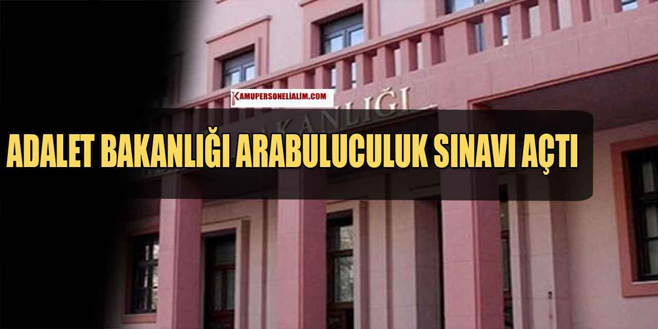 Adalet Bakanlığı Arabuluculuk Sınavı Açtı