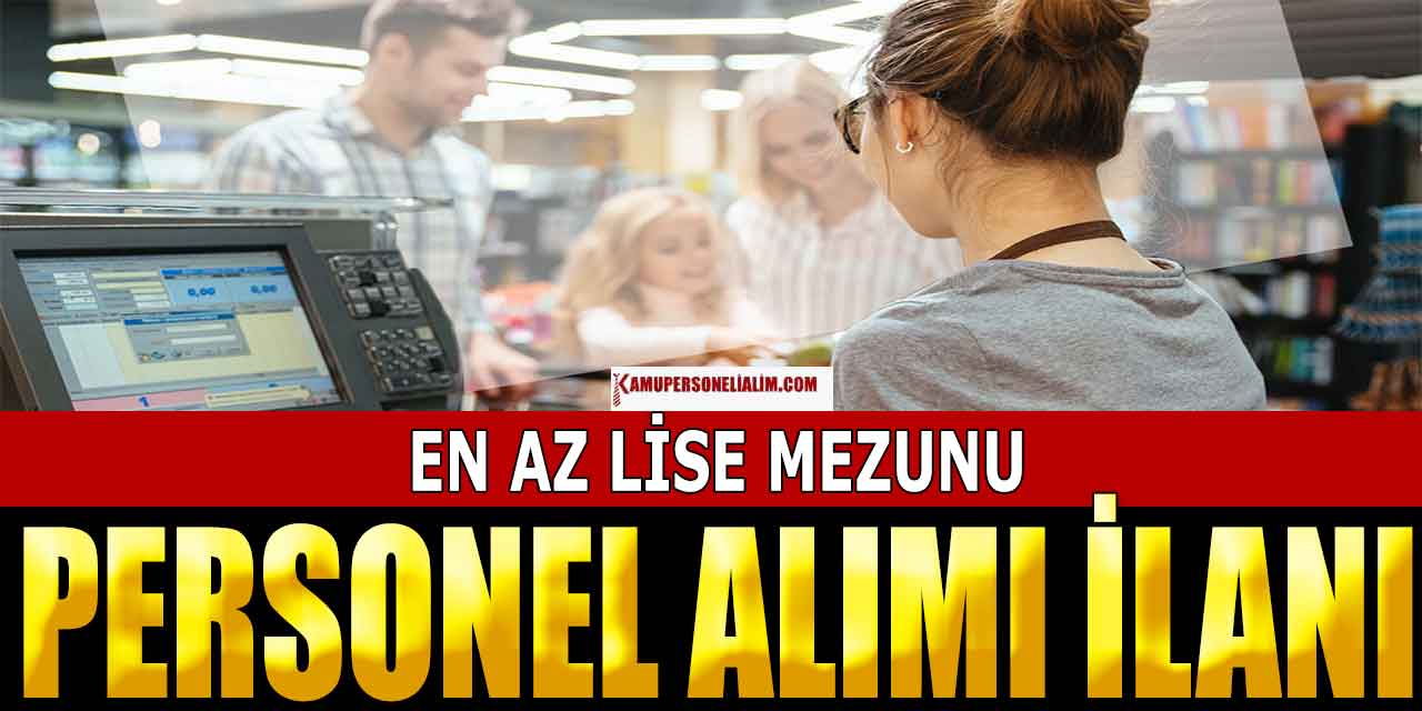 Büyükşehir Belediye En Az Lise Mezun Sürücü Belgeli Personel Alımı