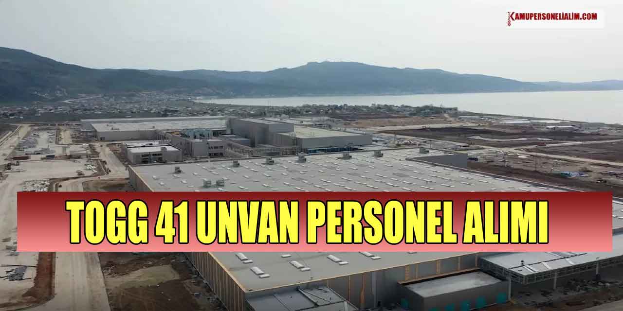 Togg 41 Farklı İş İlanı İle Personel Alımı Başvuru Ekranı