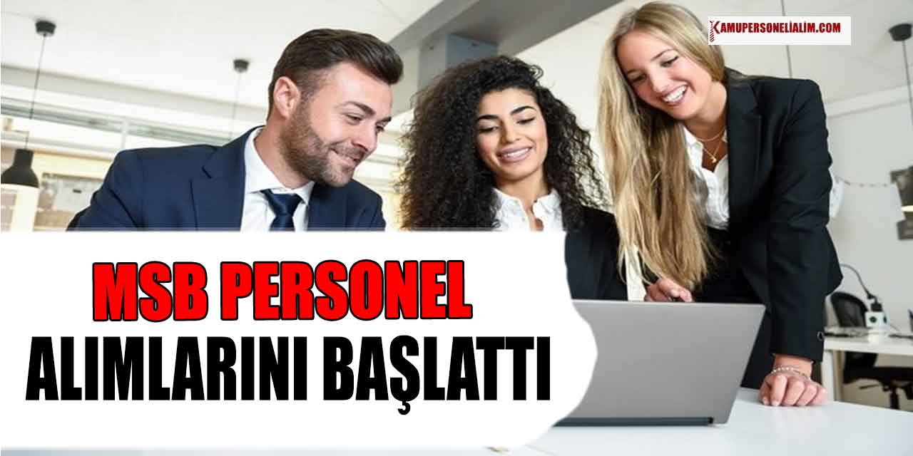 MSB 65 Milli Savuma Uzman Yardımcısı Alacak