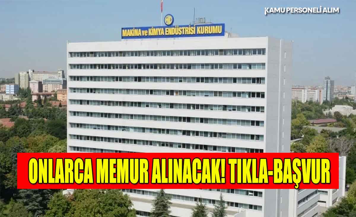 MKE Memur Alacak! Kimya Endüstrisi 2022 Yılı Personel Alımı