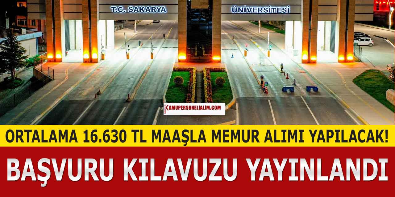 Üniversite Ortalama 16.630 TL Maaşla 3 Devlet Memuru Alımı! Başvuru Kılavuzu