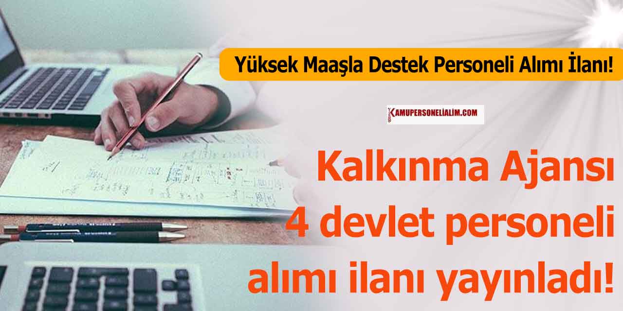 Destek Personeli Alımı! İzmir Kalkınma Ajansı 4 Kamu İşçi Alımı