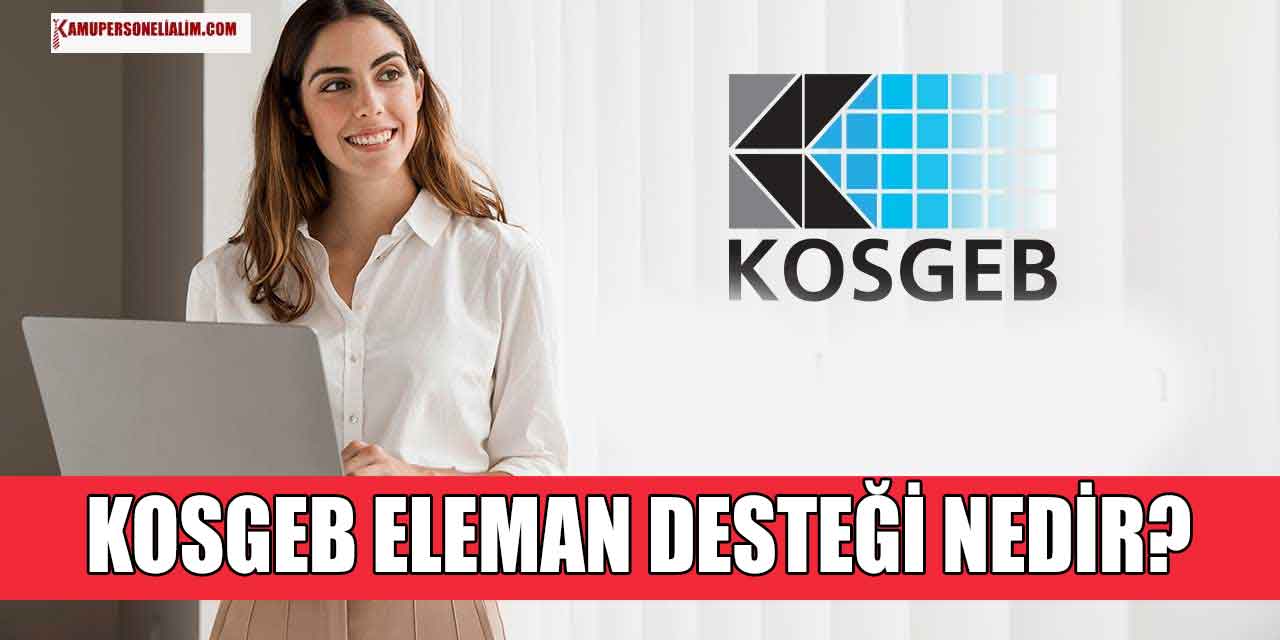 KOSGEB 2023 Eleman Desteği Nedir?
