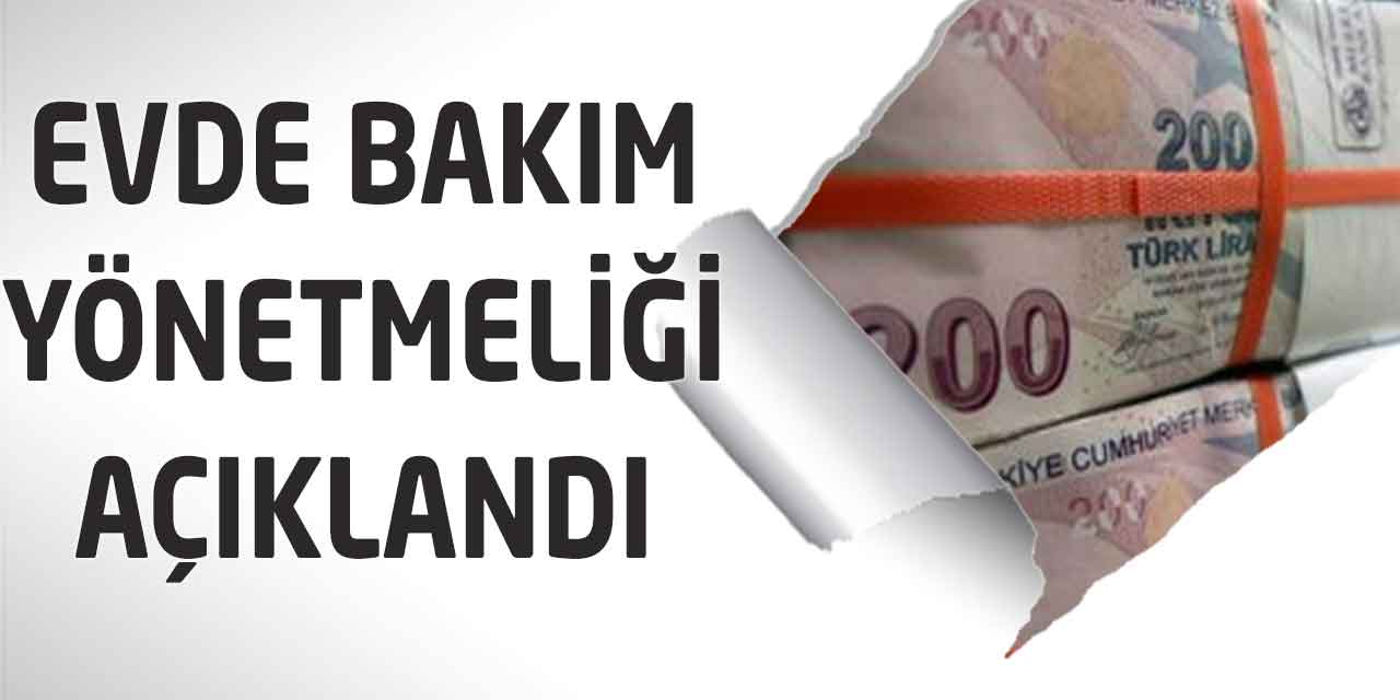 Evde Bakım Yardımı Yönetmeliği Resmi Gazete'de yayınlandı