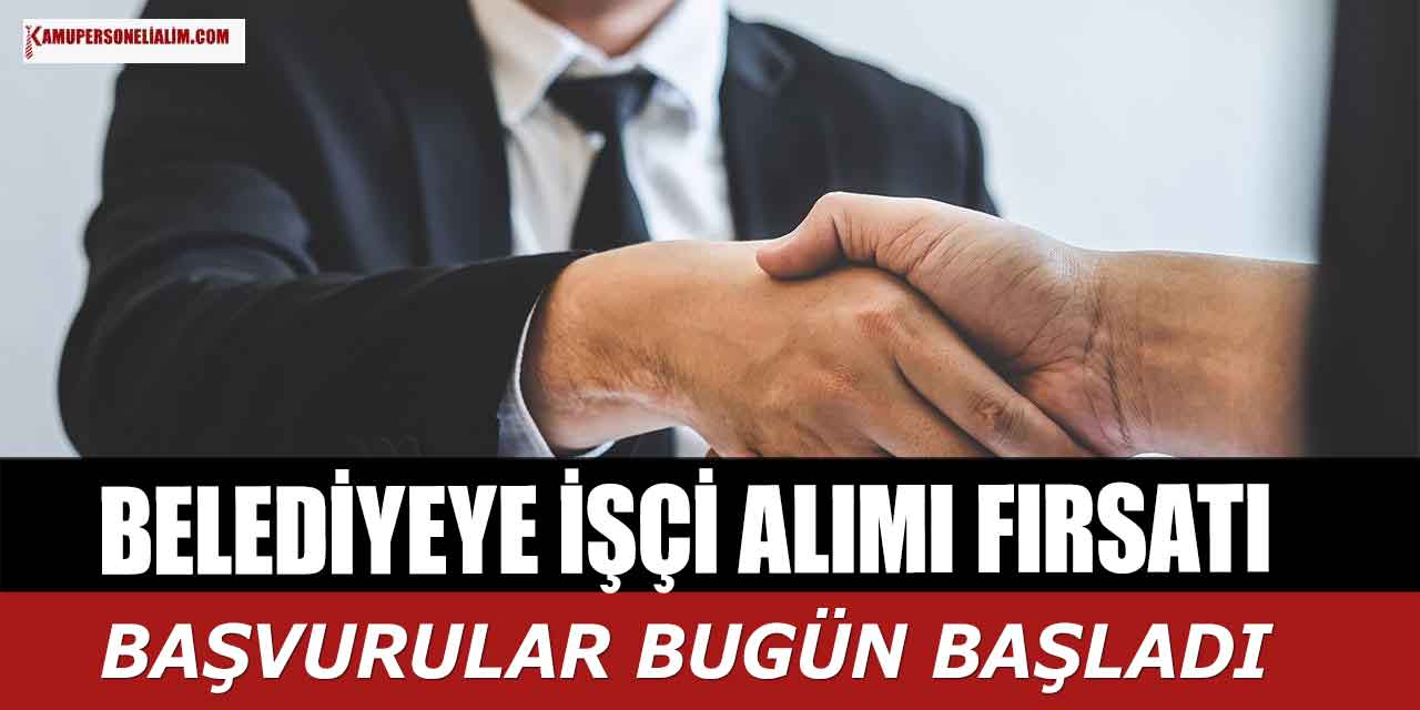 Büyükşehir Belediyesi 240 Kamu İşçi Alımı İlan Detayları