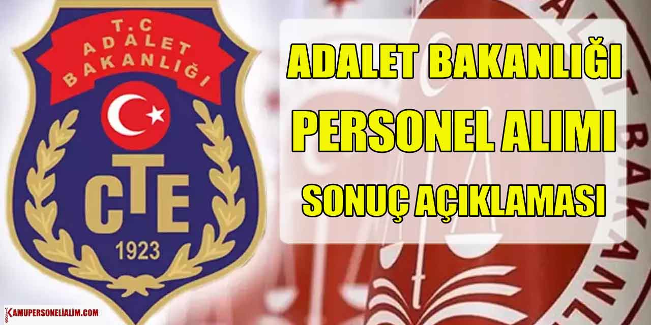 Adalet Bakanlığı Personel Alımı Başvuru Sonuçlarında Mükerrer Şoku