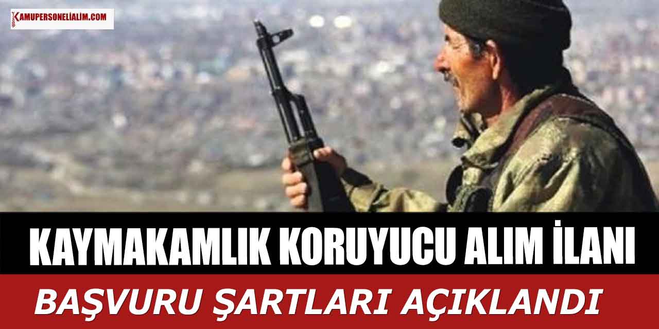 Elazığ Kaymakamlığı Güvenlik Koruyucu Alım Online Başvuru Ekranı