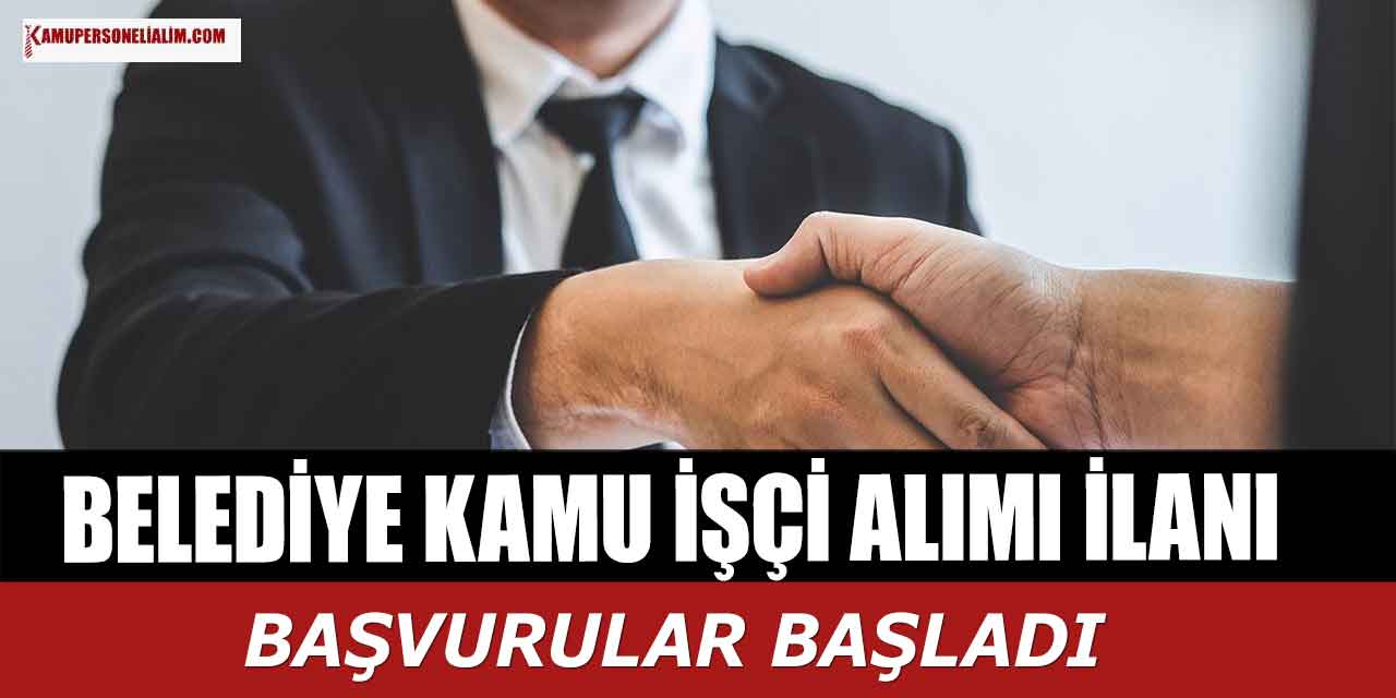 Durağan Belediyesi 14 Kamu İşçi Alımı İş İlan Numaraları
