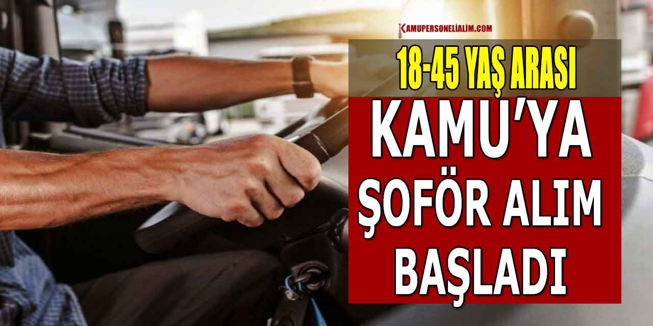 Kırıkkale Hacılar Belediyesi Daimi 4 Şoför Alımı