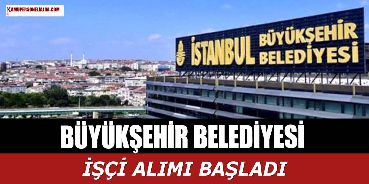 Kamu 126 Daimî Temizlik Personeli ve İşçi Alımı