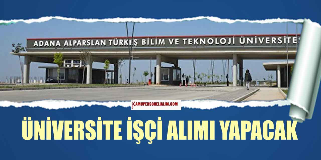 Kamu Üniversitesi KPSS 60 Puanla 7 İşçi Alımı