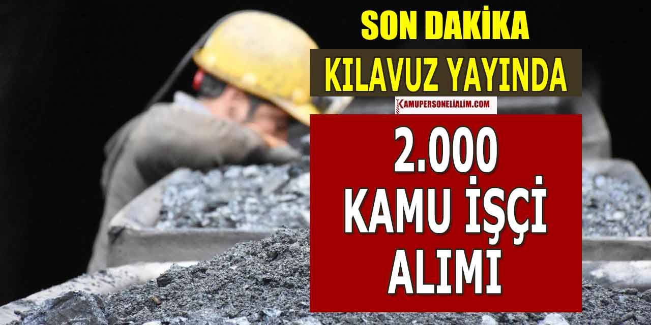 TTK (Türkiye Taşkömürü Kurumu) 2000 Kamu İşçi Alımı Kılavuzu