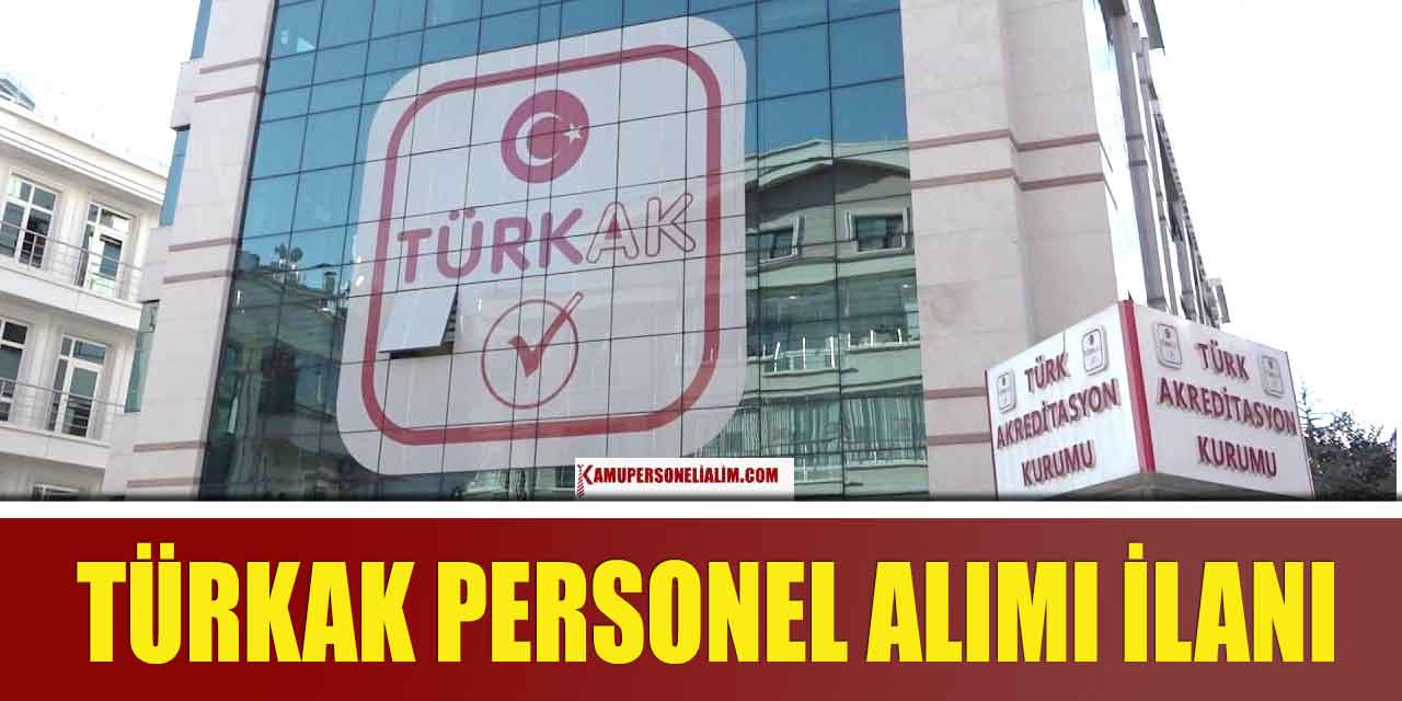 TÜRKAK 5 Kamu Personel Alımı Resmî Gazete İlanı