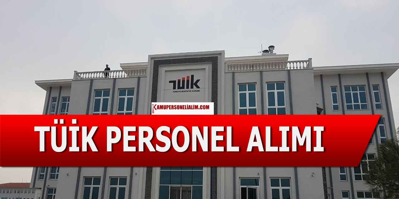 TÜİK Ortalama 39 Bin TL Maaşla 55 Personel Alımı İçin Kılavuz Yayınladı